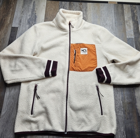 Kari Traa Women's Full Zip Fleece Jacket Medium Rothe Midlayer - Picture 1 of 9